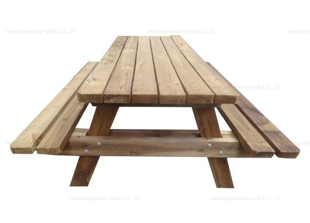 Table en bois pour espaces de détente
